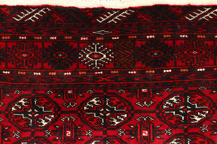 Firebrick Bokhara 3' 1 x 4' 7 - No. 61815 - ALRUG Rug Store