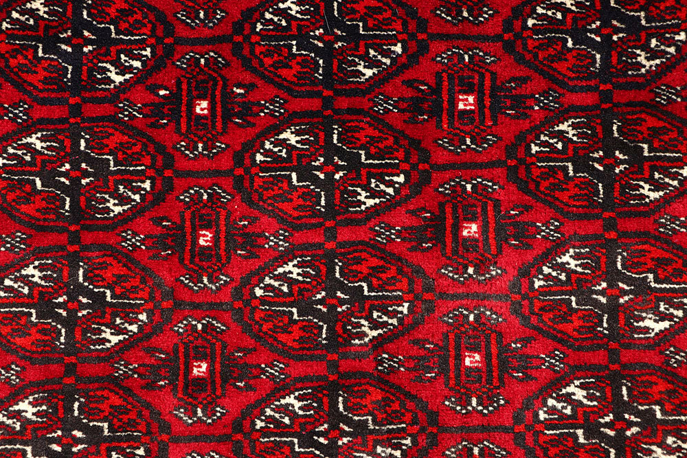 Firebrick Bokhara 3' 1 x 4' 7 - No. 61815 - ALRUG Rug Store