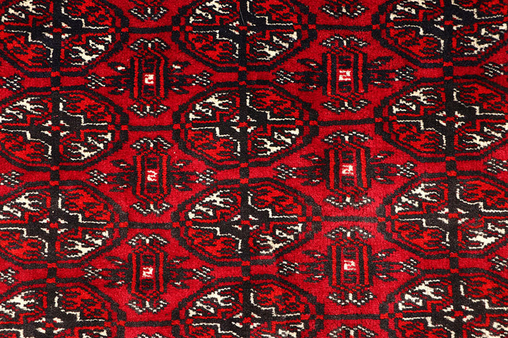 Firebrick Bokhara 3' 1 x 4' 7 - No. 61815 - ALRUG Rug Store