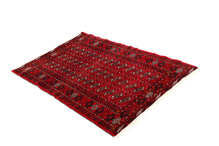 Firebrick Bokhara 3' 1 x 4' 7 - No. 61815 - ALRUG Rug Store