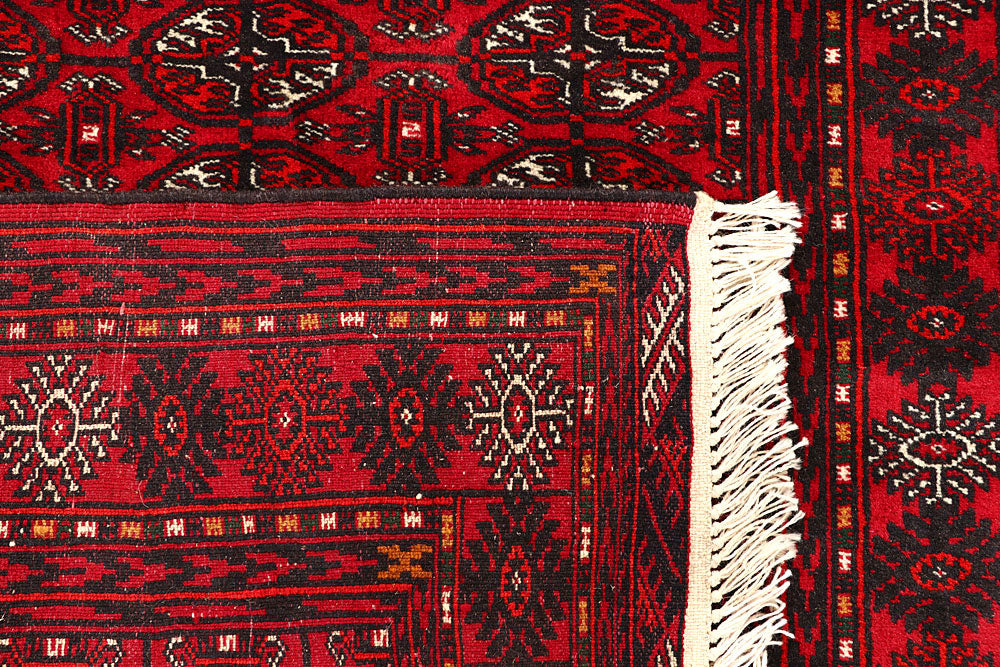 Firebrick Bokhara 3' 1 x 4' 7 - No. 61815 - ALRUG Rug Store