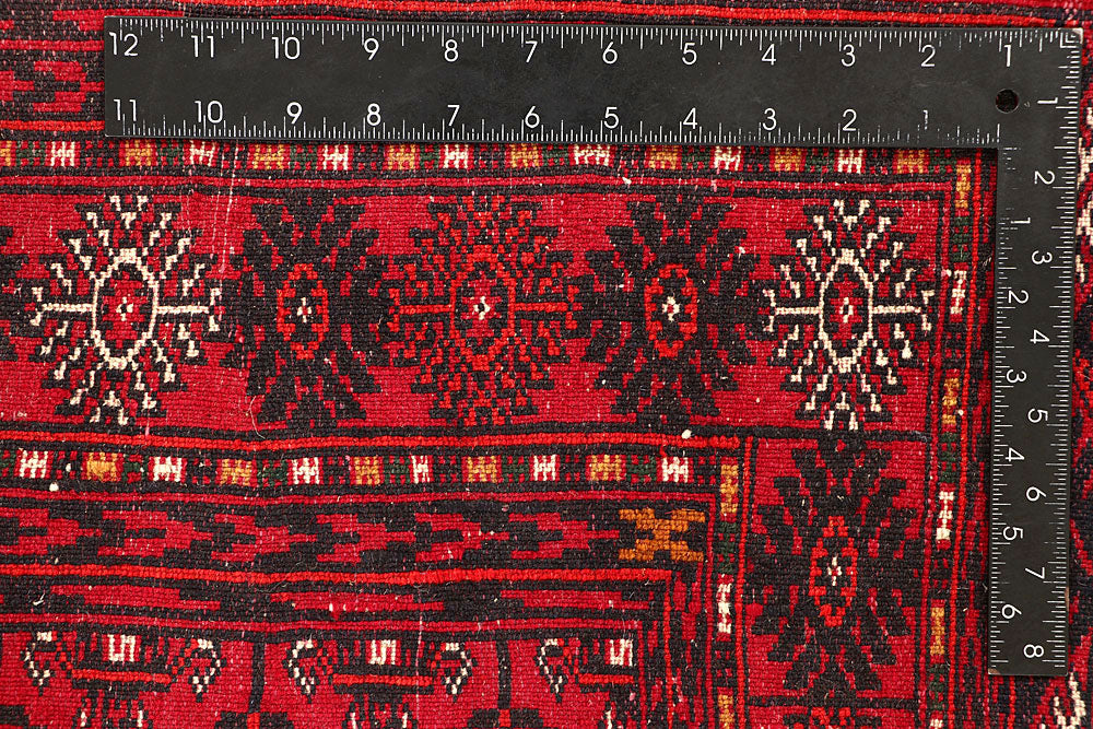 Firebrick Bokhara 3' 1 x 4' 7 - No. 61815 - ALRUG Rug Store