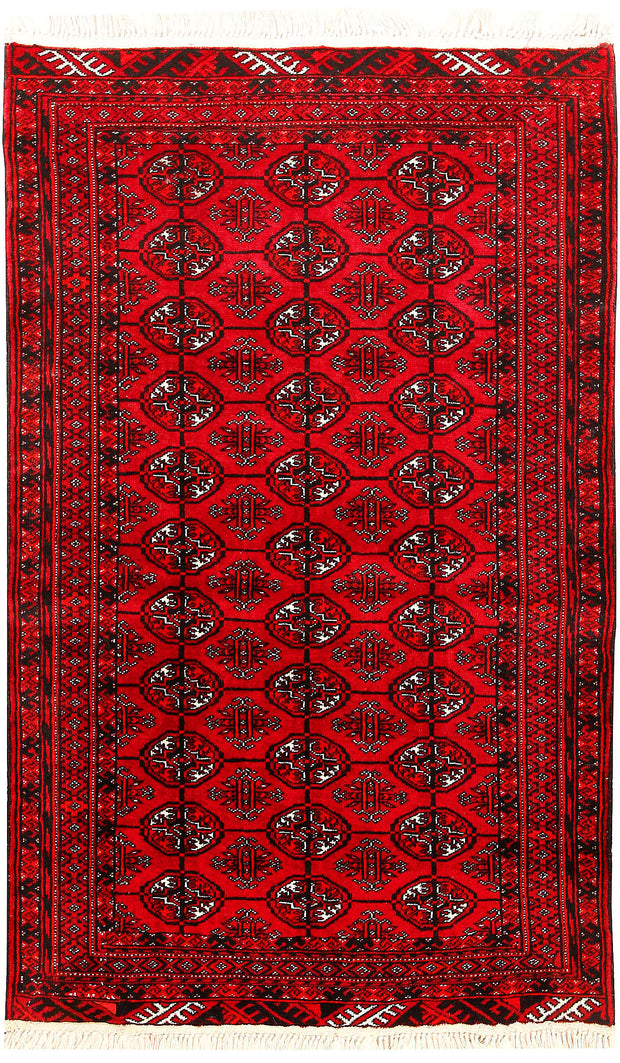 Red Bokhara 2' 9 x 4' 5 - No. 61816 - ALRUG Rug Store
