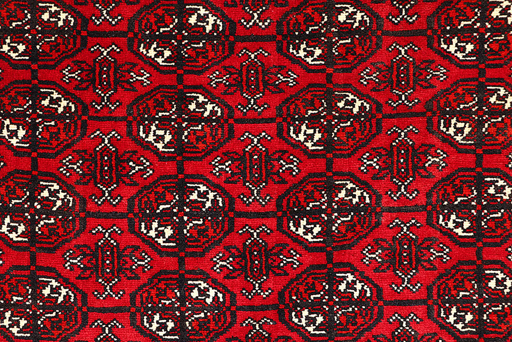 Firebrick Bokhara 4' 3 x 6' 6 - No. 61826 - ALRUG Rug Store