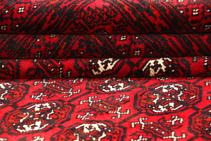 Firebrick Bokhara 4' 3 x 6' 6 - No. 61826 - ALRUG Rug Store