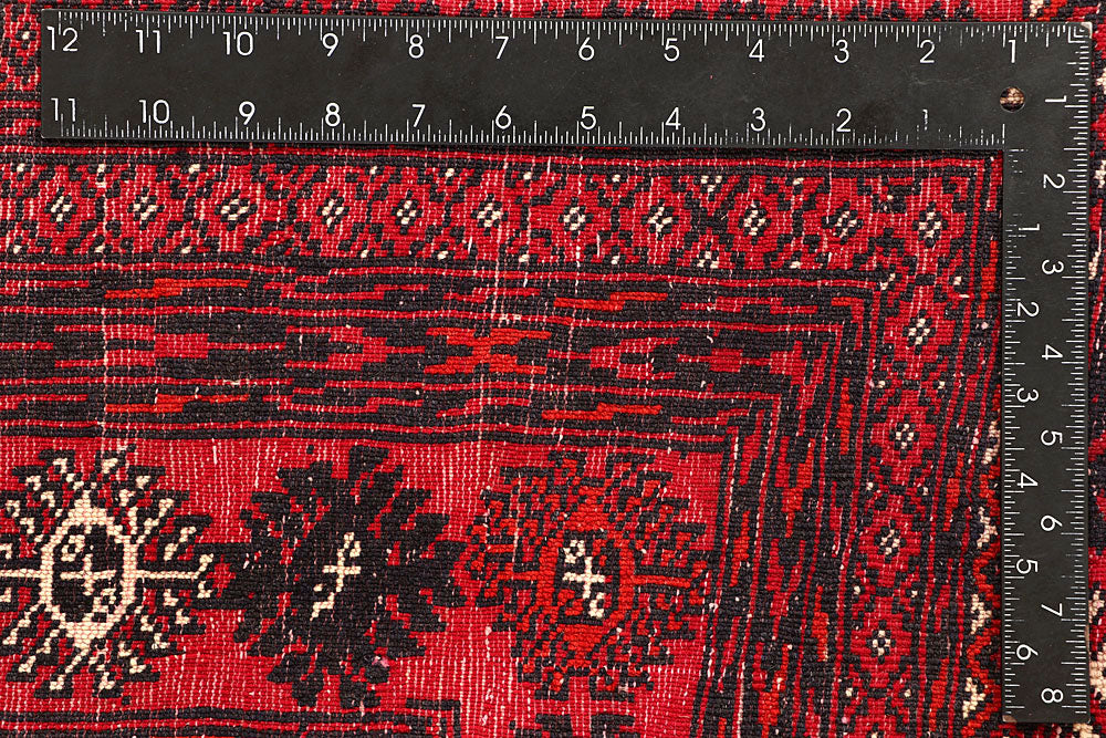 Firebrick Bokhara 4' 3 x 6' 6 - No. 61826 - ALRUG Rug Store