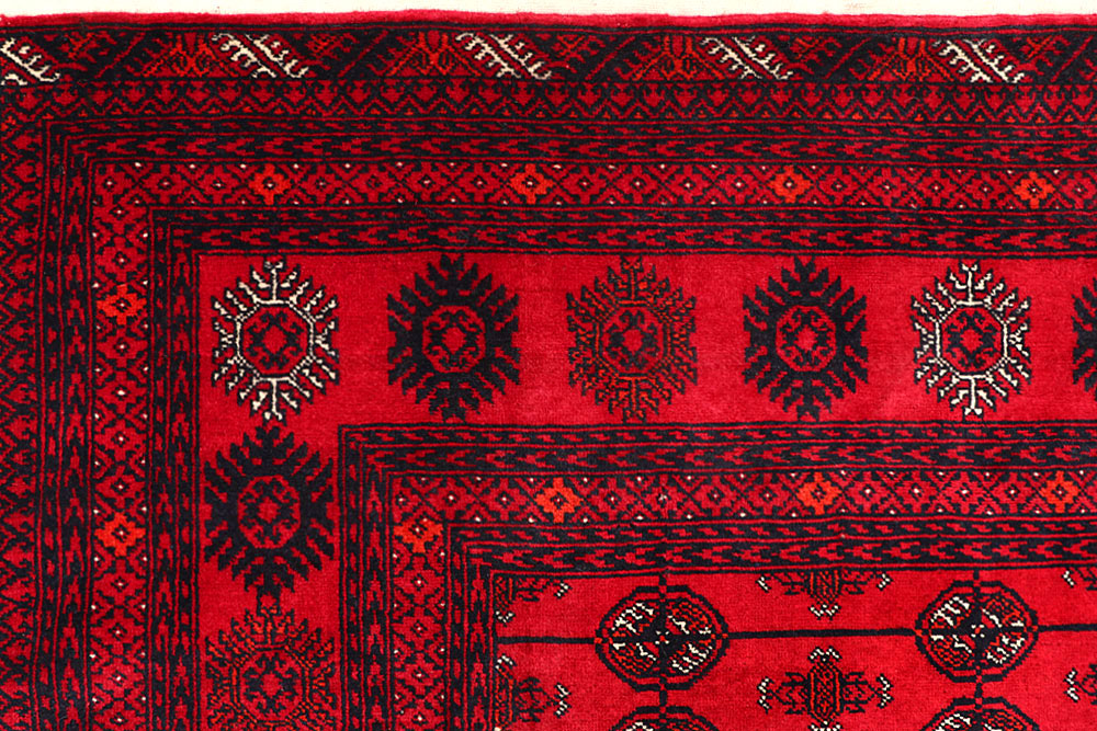 Firebrick Bokhara 4' 6 x 6' 2 - No. 61827 - ALRUG Rug Store