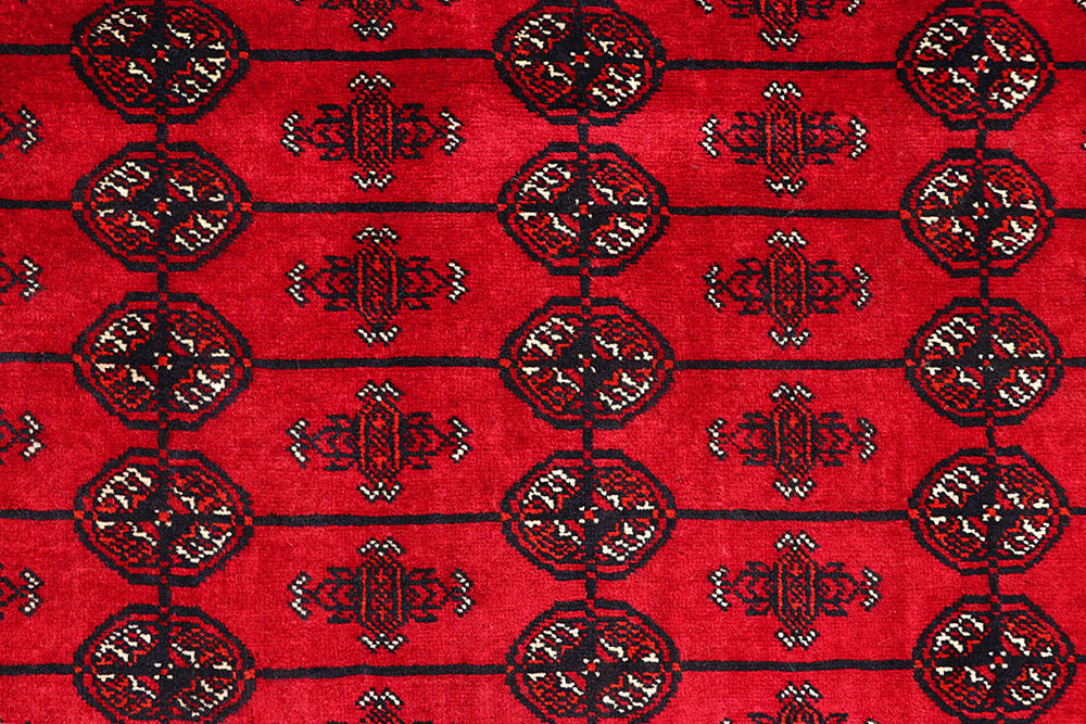 Firebrick Bokhara 4' 6 x 6' 2 - No. 61827 - ALRUG Rug Store