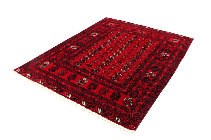 Firebrick Bokhara 4' 6 x 6' 2 - No. 61827 - ALRUG Rug Store