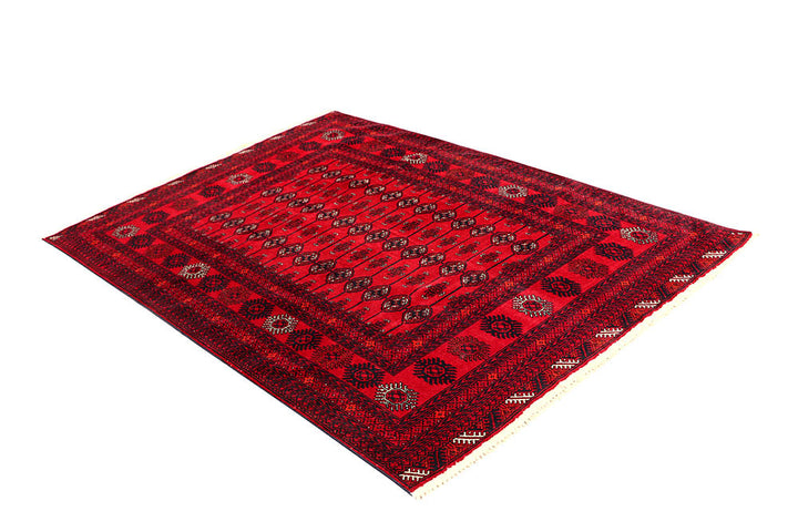 Firebrick Bokhara 4' 6 x 6' 2 - No. 61827 - ALRUG Rug Store