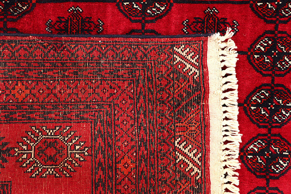 Firebrick Bokhara 4' 6 x 6' 2 - No. 61827 - ALRUG Rug Store