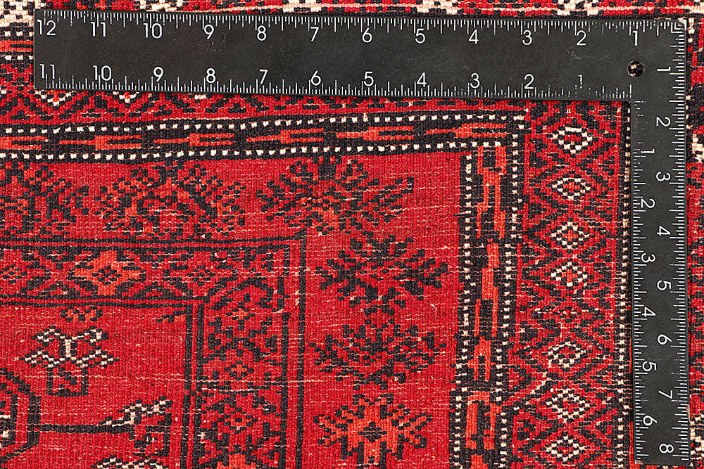Firebrick Bokhara 3' 7 x 5' 1 - No. 61828 - ALRUG Rug Store