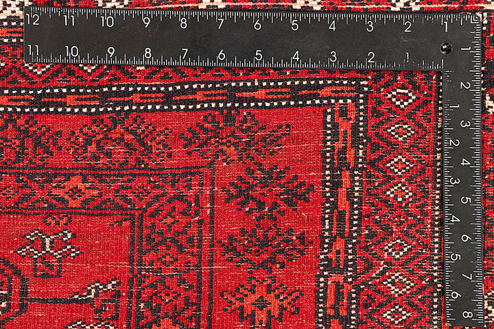 Firebrick Bokhara 3' 7 x 5' 1 - No. 61828 - ALRUG Rug Store