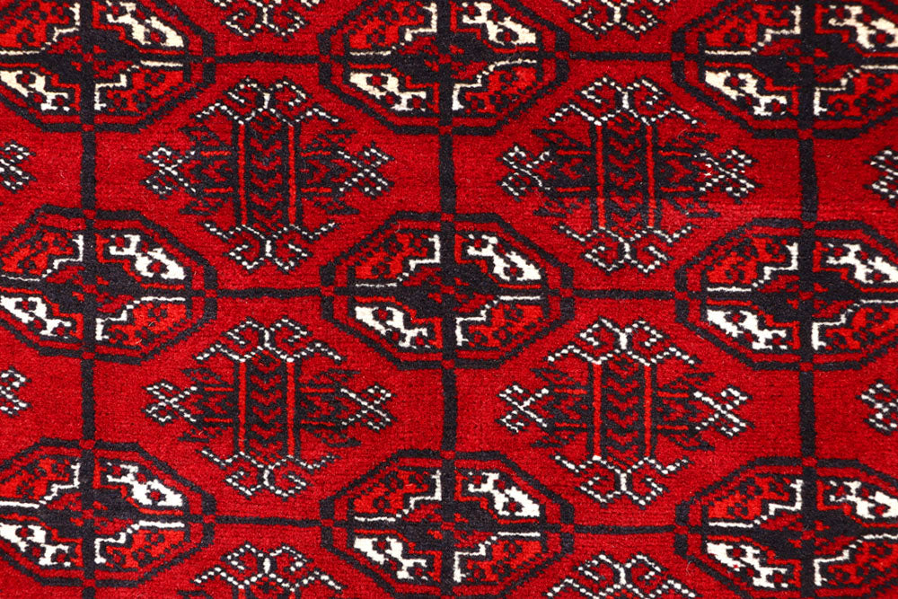 Firebrick Bokhara 4' 1 x 6' 1 - No. 61829 - ALRUG Rug Store