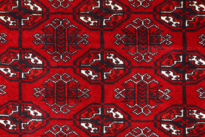 Firebrick Bokhara 4' 1 x 6' 1 - No. 61829 - ALRUG Rug Store