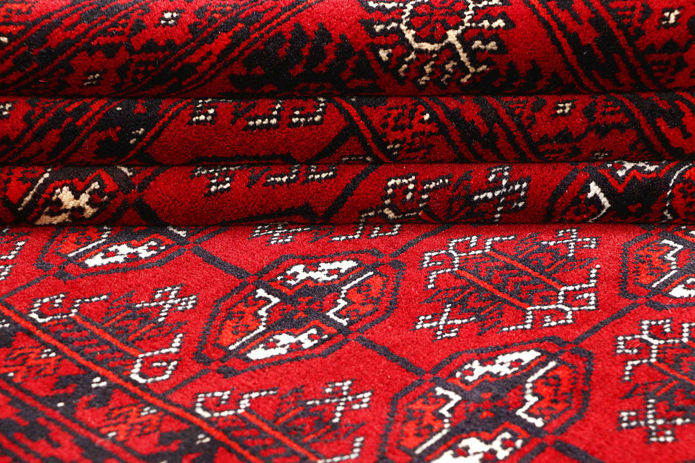 Firebrick Bokhara 4' 1 x 6' 1 - No. 61829 - ALRUG Rug Store