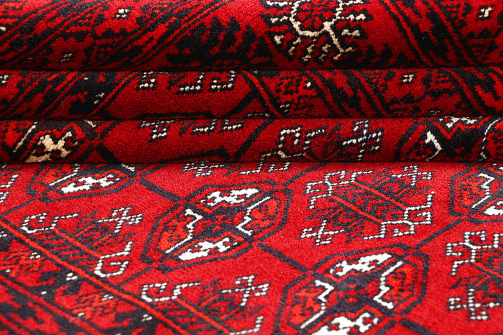 Firebrick Bokhara 4' 1 x 6' 1 - No. 61829 - ALRUG Rug Store