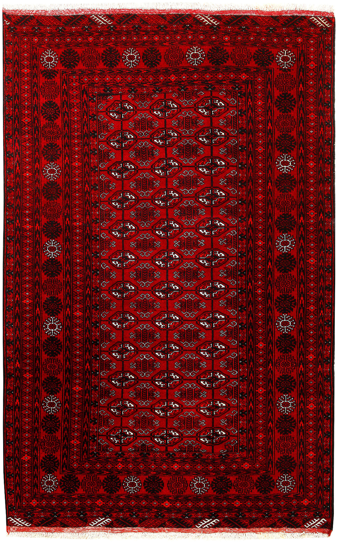 Firebrick Bokhara 4' 1 x 6' 1 - No. 61829 - ALRUG Rug Store