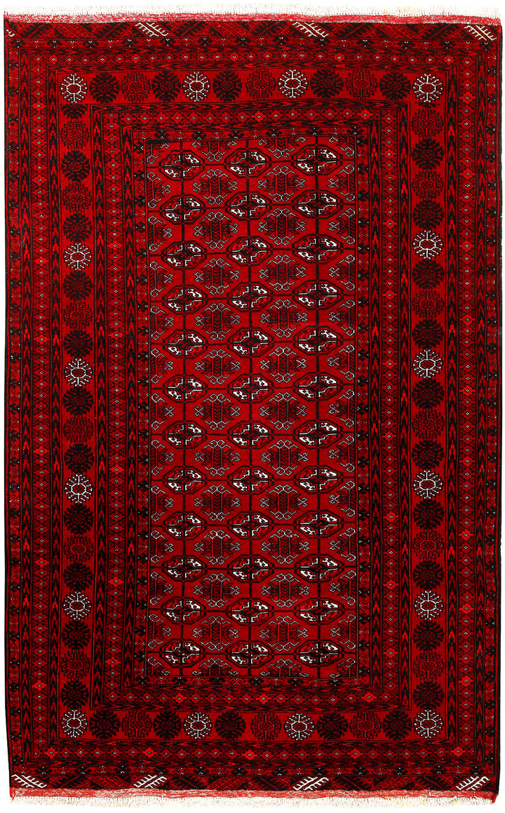 Firebrick Bokhara 4' 1 x 6' 1 - No. 61829 - ALRUG Rug Store