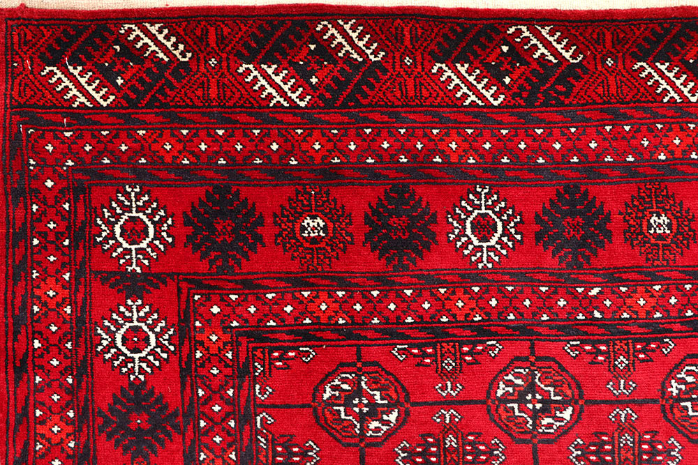 Firebrick Bokhara 4' x 6' 4 - No. 61830 - ALRUG Rug Store