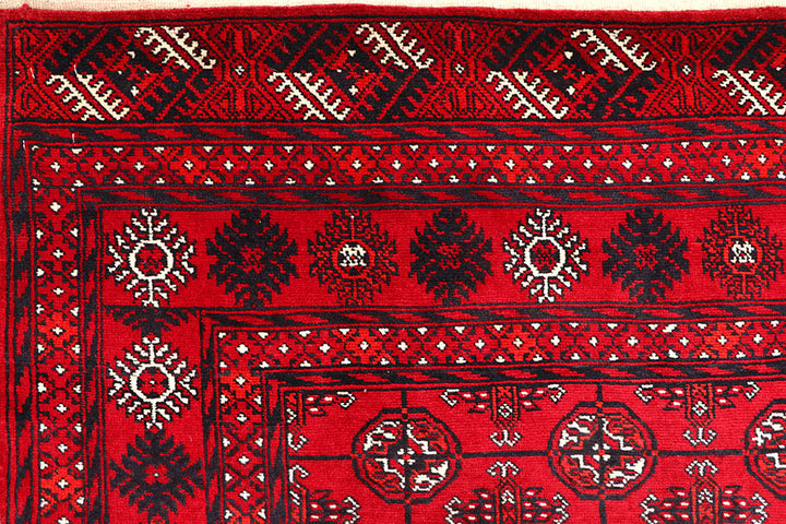 Firebrick Bokhara 4' x 6' 4 - No. 61830 - ALRUG Rug Store