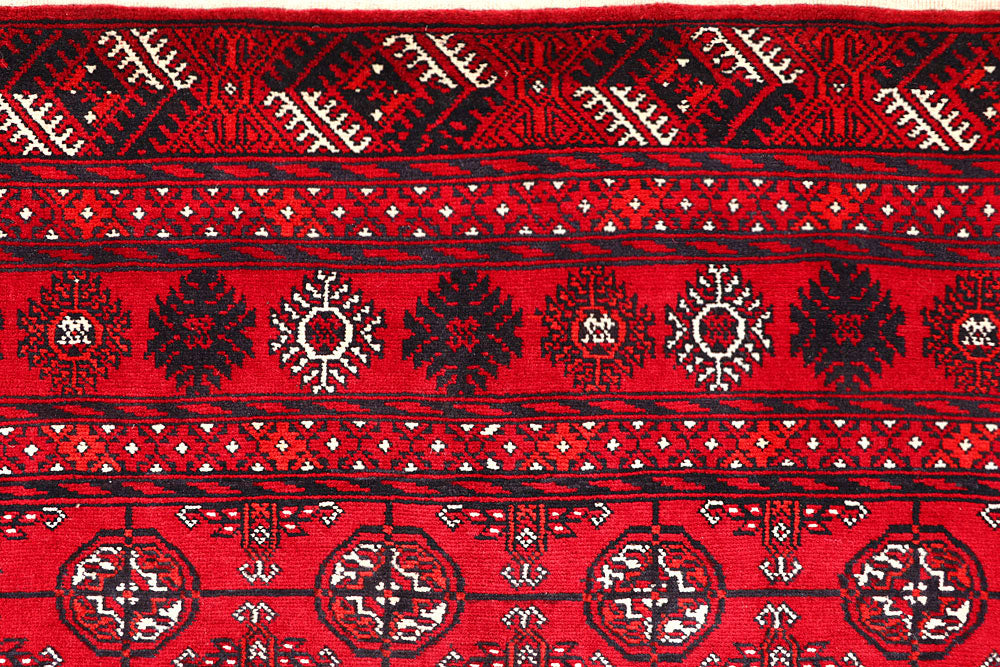 Firebrick Bokhara 4' x 6' 4 - No. 61830 - ALRUG Rug Store