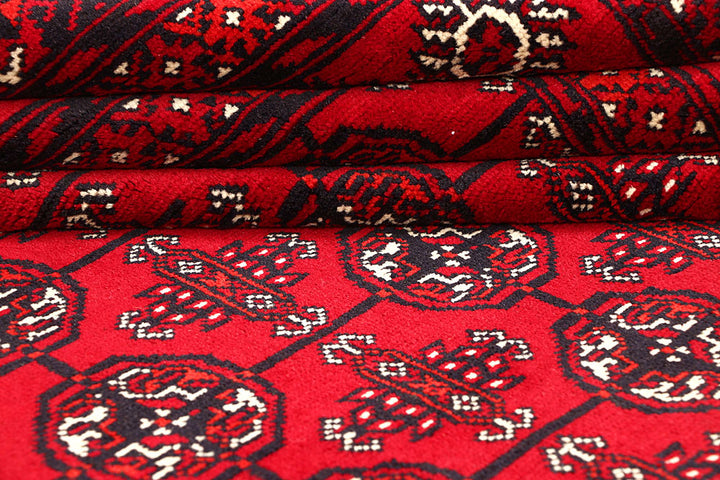 Firebrick Bokhara 4' x 6' 4 - No. 61830 - ALRUG Rug Store