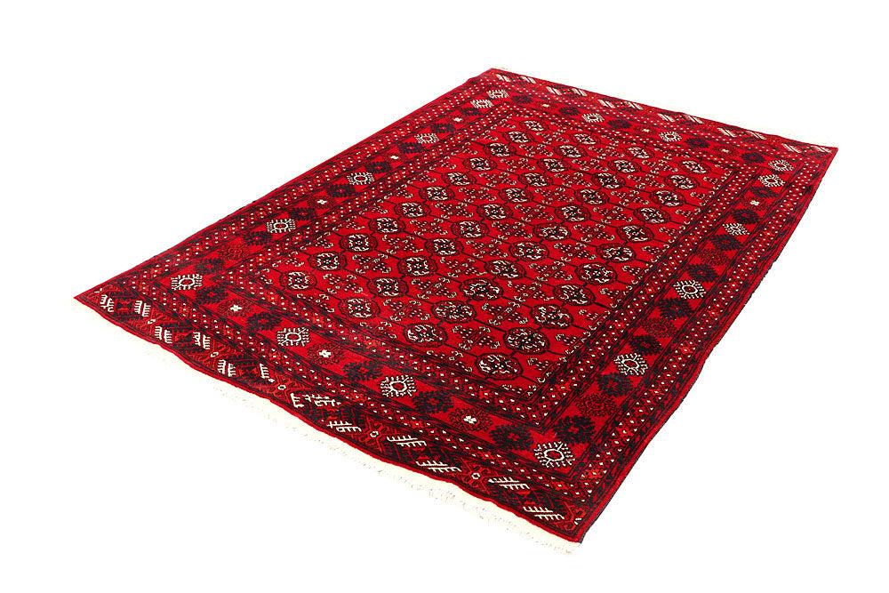 Firebrick Bokhara 4' x 6' 4 - No. 61830 - ALRUG Rug Store