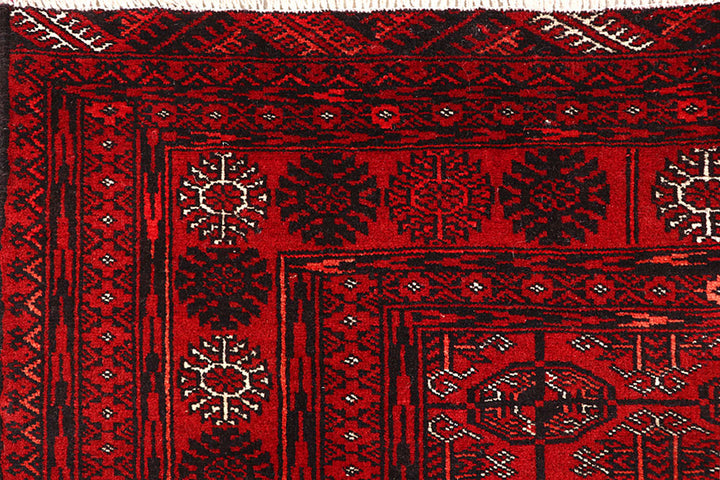 Firebrick Bokhara 3' 11 x 5' 11 - No. 61831 - ALRUG Rug Store