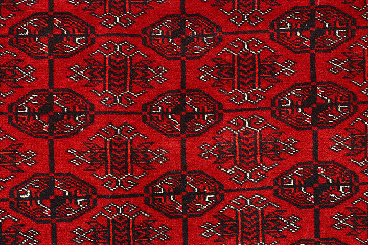 Firebrick Bokhara 3' 11 x 5' 11 - No. 61831 - ALRUG Rug Store