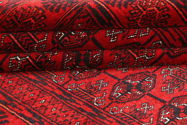 Firebrick Bokhara 3' 11 x 5' 11 - No. 61831 - ALRUG Rug Store