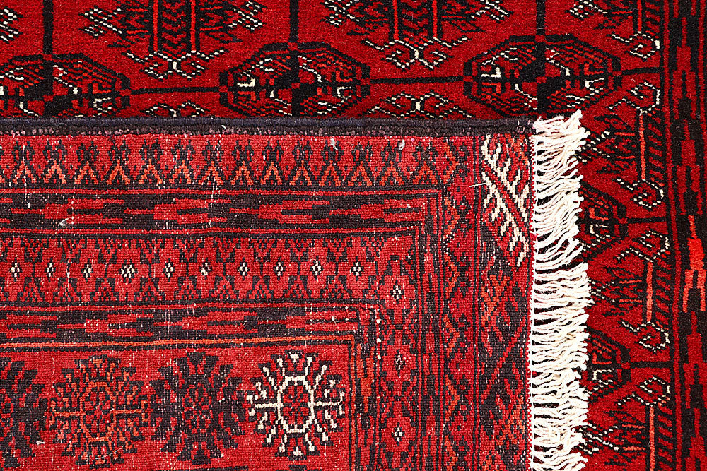 Firebrick Bokhara 3' 11 x 5' 11 - No. 61831 - ALRUG Rug Store
