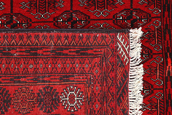 Firebrick Bokhara 3' 11 x 5' 11 - No. 61831 - ALRUG Rug Store