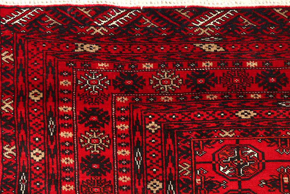 Firebrick Bokhara 4' 2 x 5' 6 - No. 61832 - ALRUG Rug Store