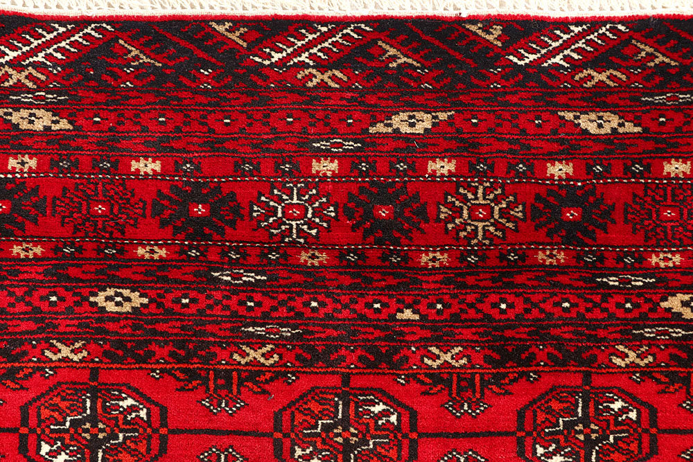 Firebrick Bokhara 4' 2 x 5' 6 - No. 61832 - ALRUG Rug Store