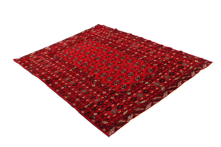 Firebrick Bokhara 4' 2 x 5' 6 - No. 61832 - ALRUG Rug Store