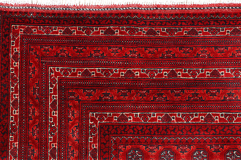 Firebrick Baluchi 6' 7 x 9' 5 - No. 61836 - ALRUG Rug Store