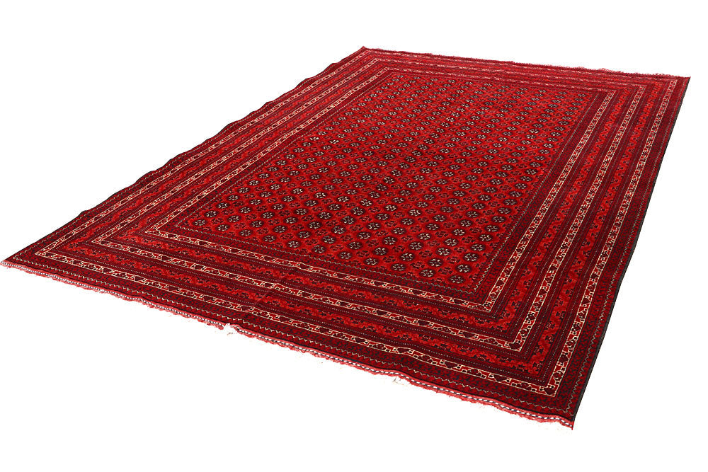 Firebrick Baluchi 6' 7 x 9' 5 - No. 61836 - ALRUG Rug Store