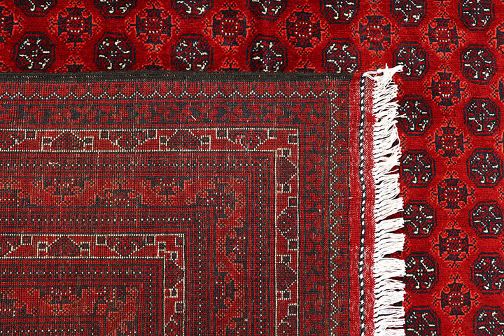 Firebrick Baluchi 6' 7 x 9' 5 - No. 61836 - ALRUG Rug Store