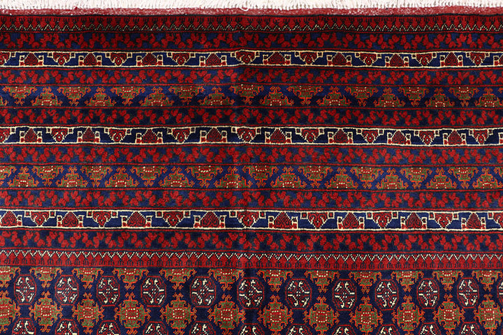 Multi Colored Baluchi 6' 4 x 9' 4 - No. 61837 - ALRUG Rug Store