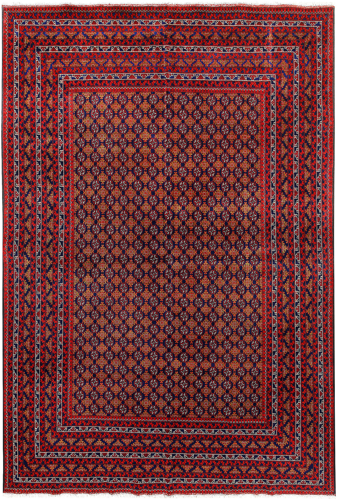 Multi Colored Baluchi 6' 4 x 9' 4 - No. 61837 - ALRUG Rug Store