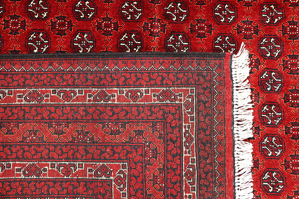 Firebrick Baluchi 6' 6 x 9' 6 - No. 61838 - ALRUG Rug Store