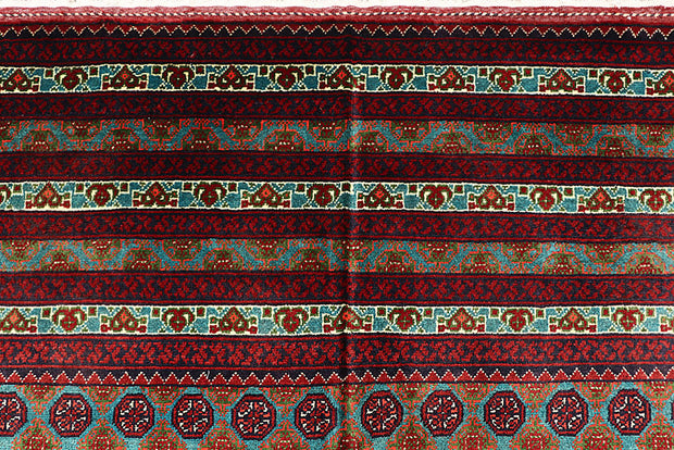 Multi Colored Baluchi 6' 2 x 9' 5 - No. 61843 - ALRUG Rug Store