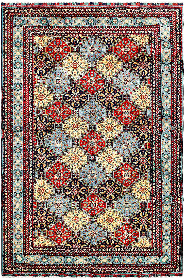 Multi Colored Baluchi 6' 7 x 10' - No. 61844 - ALRUG Rug Store