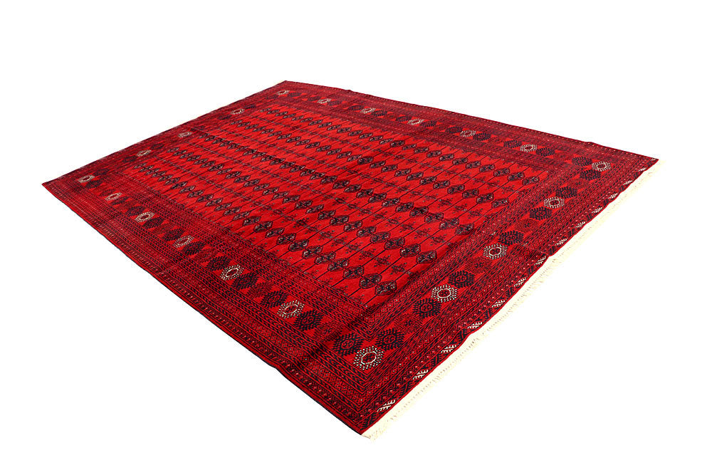 Firebrick Bokhara 7' 1 x 9' 5 - No. 61845 - ALRUG Rug Store