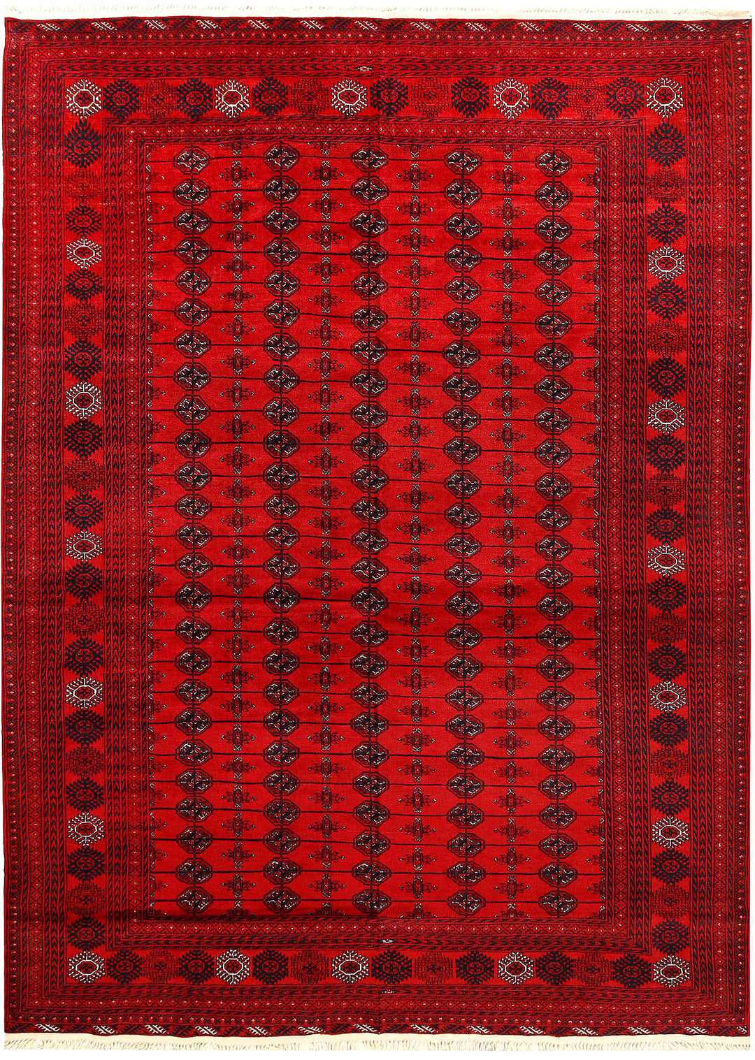 Firebrick Bokhara 7' 1 x 9' 5 - No. 61845 - ALRUG Rug Store
