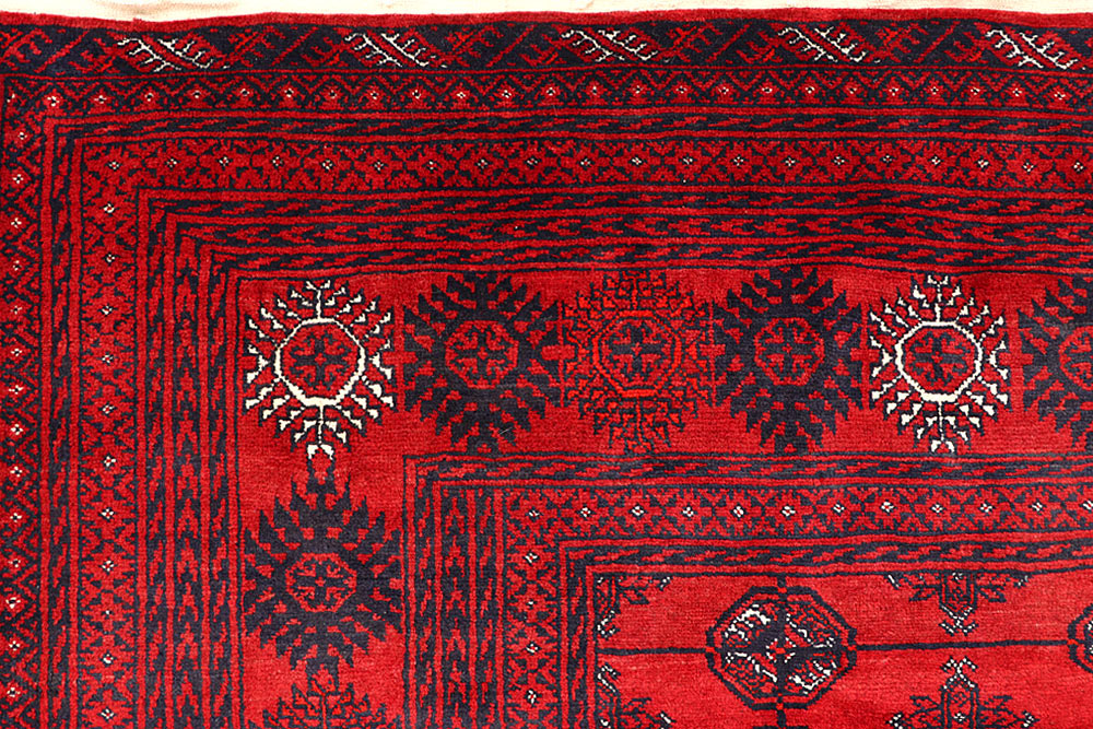 Firebrick Bokhara 6' 9 x 9' 7 - No. 61847 - ALRUG Rug Store