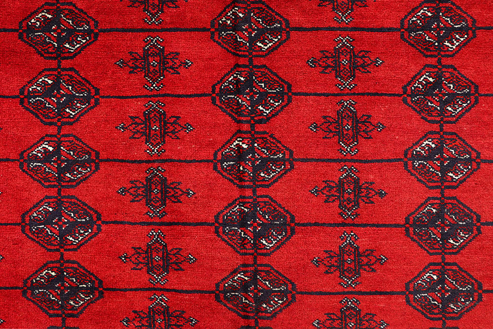Firebrick Bokhara 6' 9 x 9' 7 - No. 61847 - ALRUG Rug Store