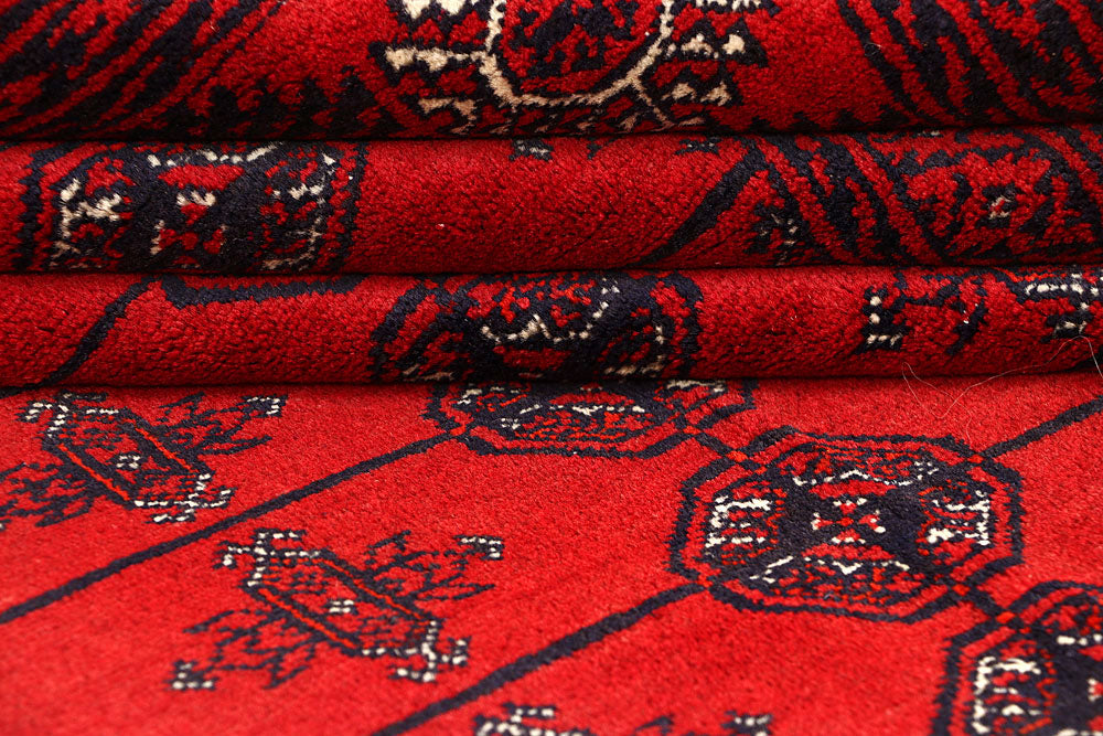 Firebrick Bokhara 6' 9 x 9' 7 - No. 61847 - ALRUG Rug Store