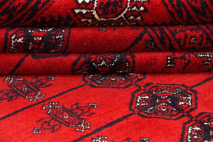 Firebrick Bokhara 6' 9 x 9' 7 - No. 61847 - ALRUG Rug Store